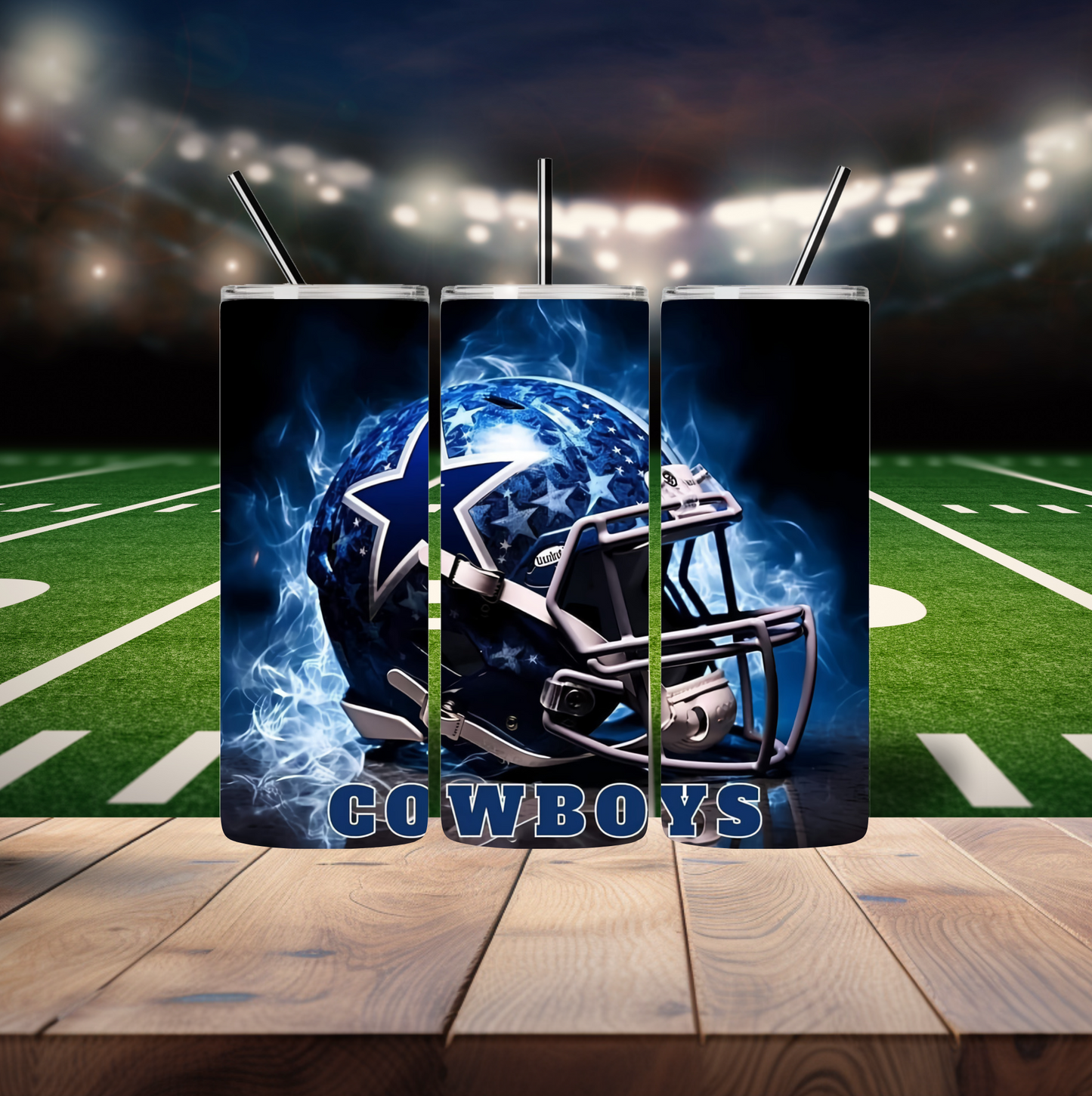 “Cowboys Helmet” Tumbler