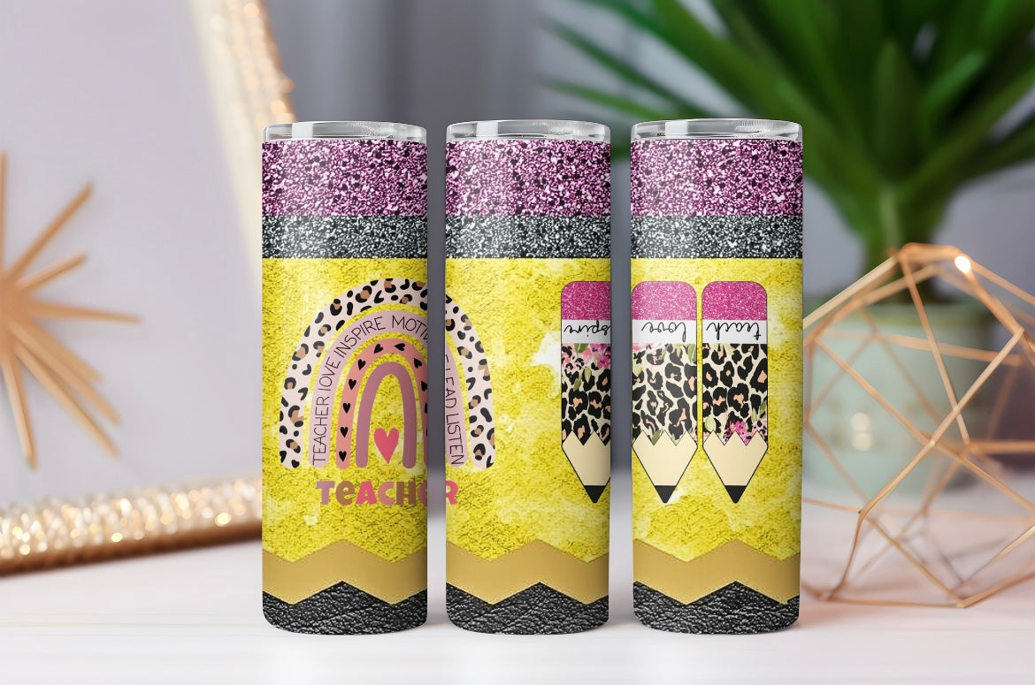 “Teacher Pencil” Tumbler
