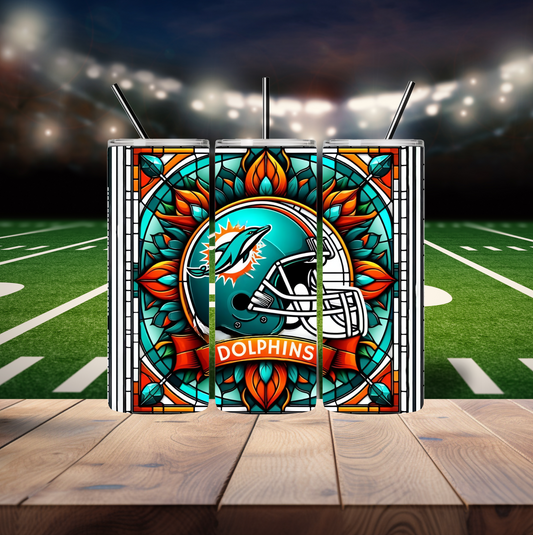 “Miami Dolphin Helmet” Tumbler