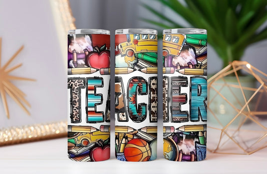 “Teacher Graffiti” Tumbler