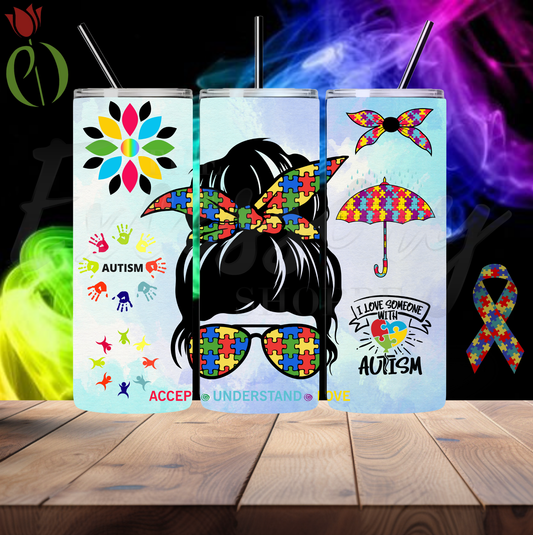 “Autism Love” Tumbler