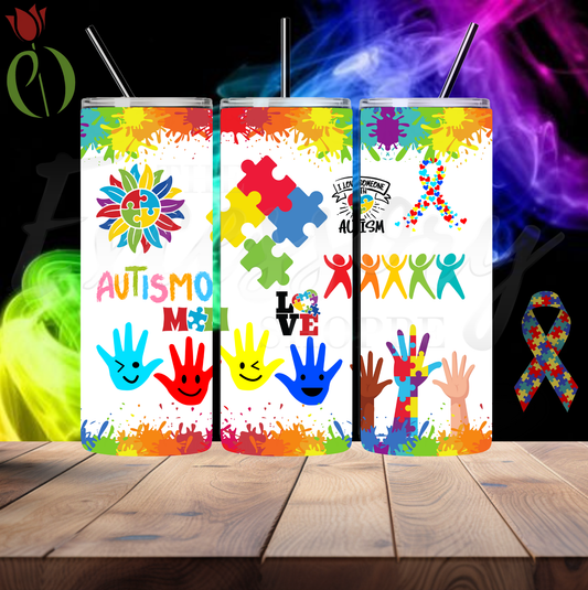 “AutismMom” Tumbler