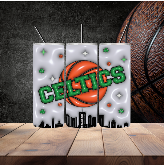 “Boston Celtics” Inflated Tumbler