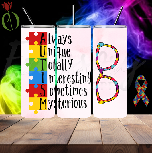 “AUTISM” Tumbler