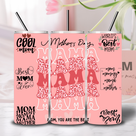 "Pink Mom" Tumbler
