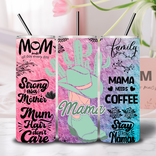 "Cowgirl Mom" Tumbler