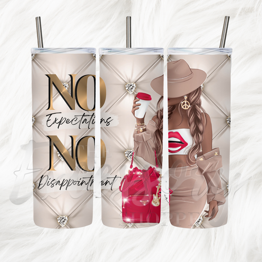 "No Expectations" Tumbler
