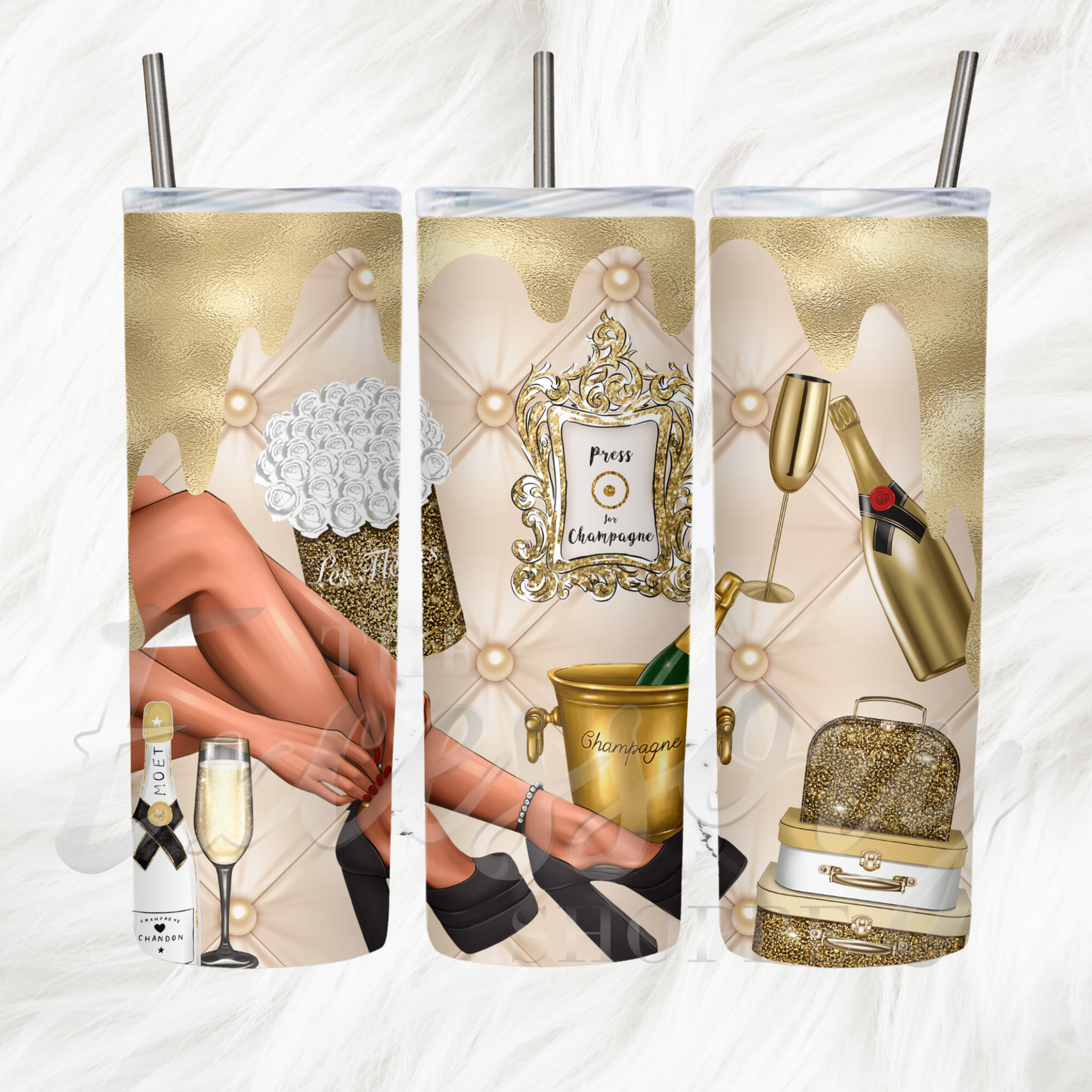 "Glitter&Gold" Tumbler