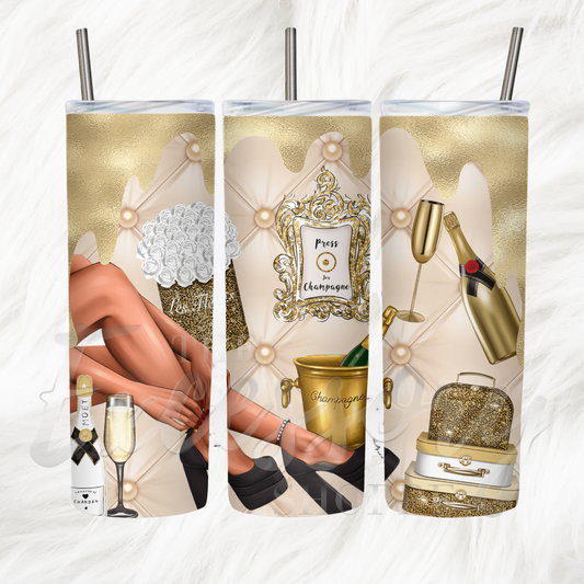 "Glitter&Gold" Tumbler